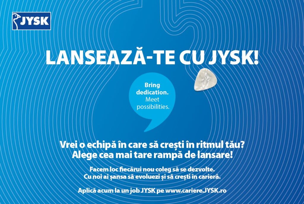 JYSK dă startul campaniei “Lanseazăte cu JYSK” și creează un portal cu